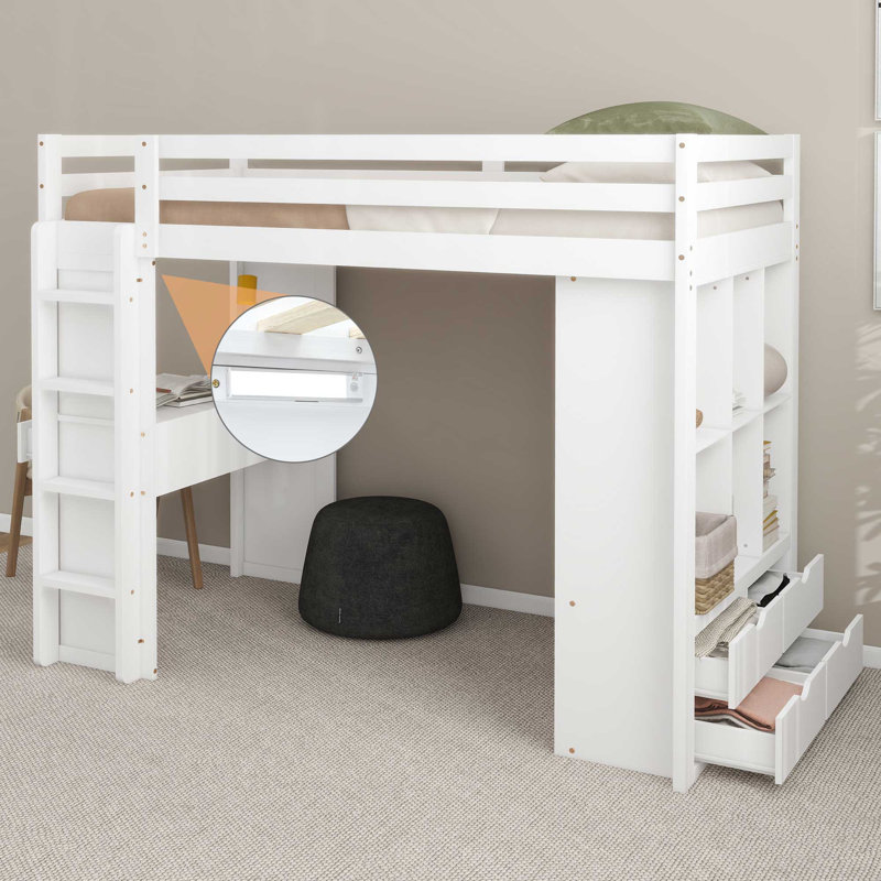 Giusti twin loft bed discount